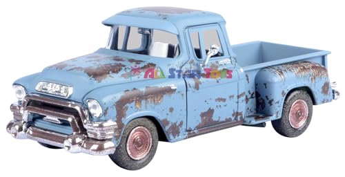 Motormax 1955 GMC Blue Chip Pickup 1/24 Escala miniatura 2