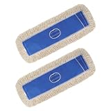 Commercial Microfiber Dust Mop Pad: 24 in Medium Commercial Replacement Mop Head, Reusable Sweeper and Janitorial Replacement for Industrial Floor Dust mop Series