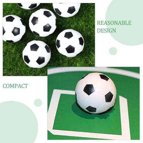 TOYANDONA Table Football Mini Tischkicker 6 Stück Mini Kickerbälle Tischfußball Ersatzbälle Für Und Ideal Für Spaß Und Wettkämpfe Perfekt Oder Mitgebsel Für Fußball Fans