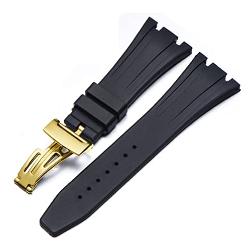 Bracelet caoutchouc pour AP Royal Oak Offshore 15703 le silicone idéal pour le sport