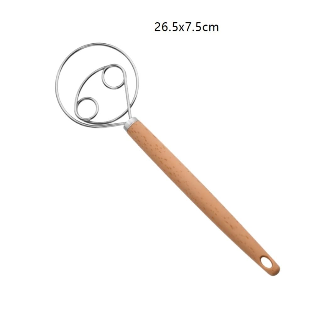 Batidor Varillas Cocina Mezclador De Masa Manual De Acero Inoxidable, Mezclador De Masa En Polvo, Herramienta For Hacer Masa Barillas Batir Batidor De Huevo