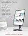BENKS Magnetic iPad Stand Holder, Foldable Portable Tablet Holder, 360° Adjustable Rohtating Aluminium Table Stand Upgrade for Apple iPad Pro 11 Inch 1st/2nd/3rd/4th and iPad Air 4th/5th/6th-Gray