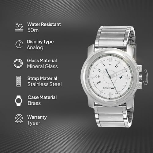Montre à quartz argentée NS3039SM01 avec bracelet en acier inoxydable - 2