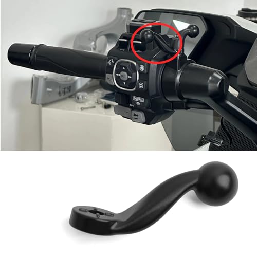 Panical Handlebar Attachment Bracket Extension Bar Kit Install Parts Accessories For Honda GoldWing GL1800 GL1800B F6B 2018-2025 17mm TPU Ball Head Universal 0.6'' 5/8''