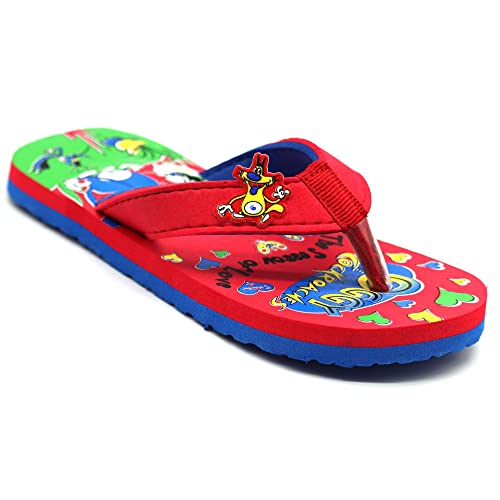 Image of SVAAR Cartoon Kids Flip-Flop | Comfortable, Indoor & Outdoor Slippers for Boys or Girls