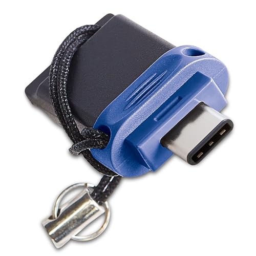 Image of Verbatim 128GB Store 'n' Go Dual OTG USB 3.2 Gen 1 Flash Drive for USB-C Devices - 2 in 1 Type C Thumb Drive