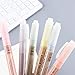 Highlighter Mild Color Highlighter Fluorescent Marker Pen for Coloring, Underlining, Highlighting,Broad and Fine Tips, Assorted 6 Color for School Supplies
