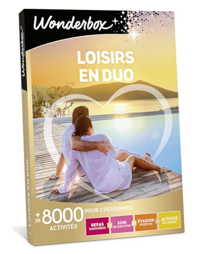 Wonderbox - Loisirs en Duo - Coffret Cadeau - Idée Cadeau...