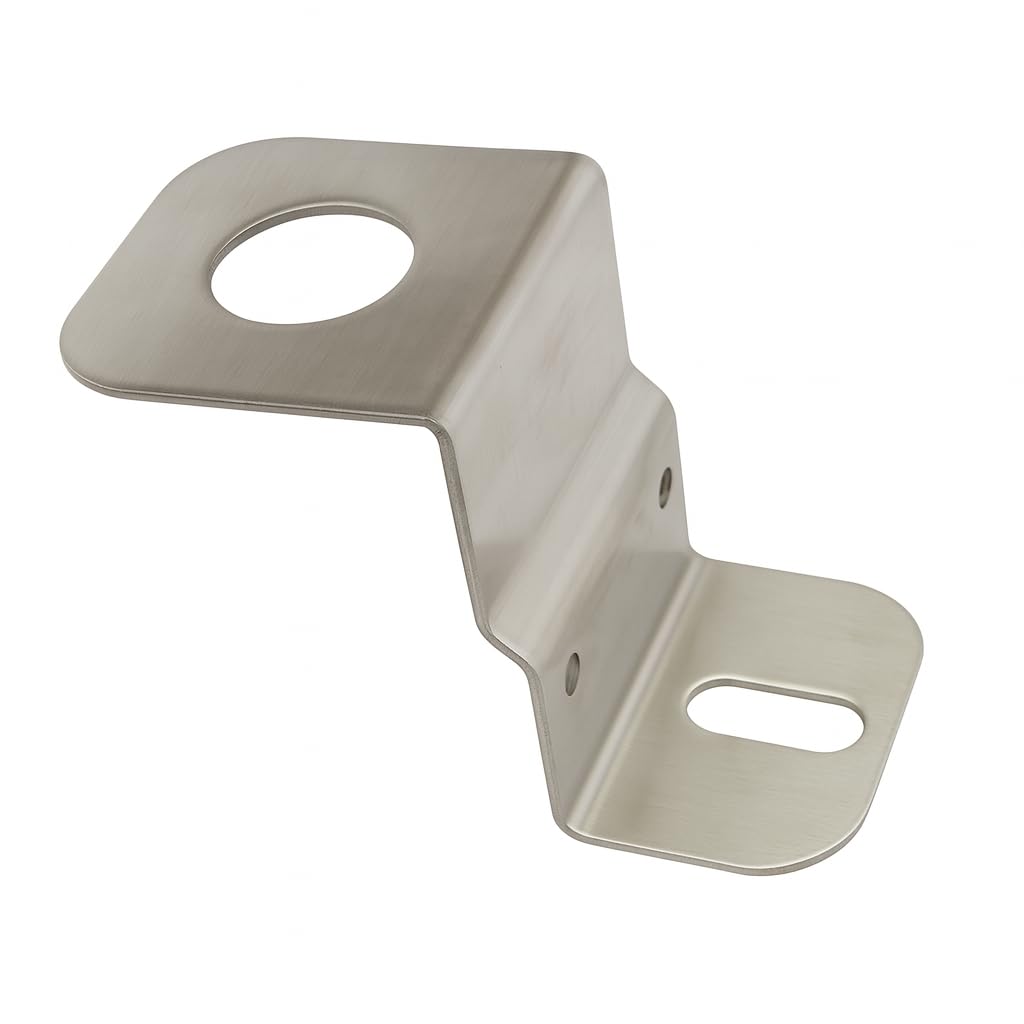 Valley Enterprises NMO Antenna Mount Bracket, Compatible with Chevrolet Silverado/GMC Sierra (2014-2019), 3/4" Hole, 14-Gauge Stainless Steel, Driver/Passenger Side, Hood/Fender Install