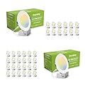 DAMINY 36 Pack 6 Inch LED Recessed Light with Junction Box,5CCT,Ultra-Thin,12W 1080lm, Dimmable Can-Killer Downlight, High Brightness - ETL