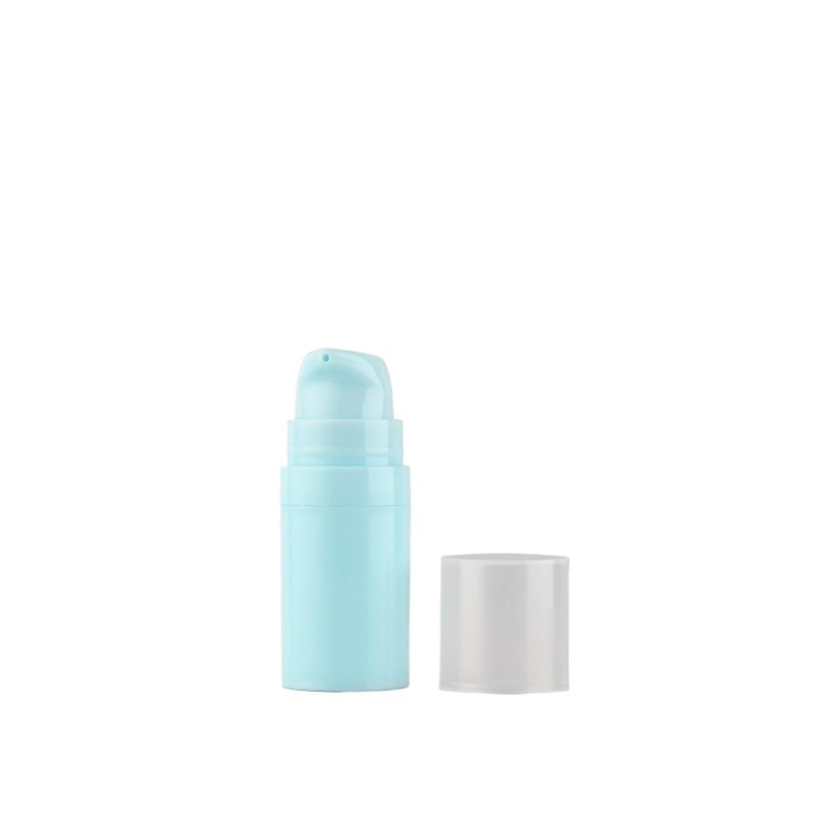 SKPVPOKOYL Refillable Airless Pump Toiletries Container Plastic Cosmetic Bottle 5ml 10ml 15ml(Blue 5ml)