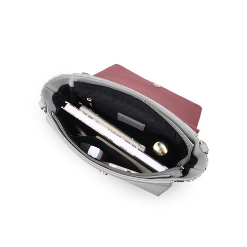 Image of Julia Sling Bag for Women, Stylish Handbag Sling Bag Italian Vegan Leather Bag with Detachable Sling Strap Sling Bag for College and Office
