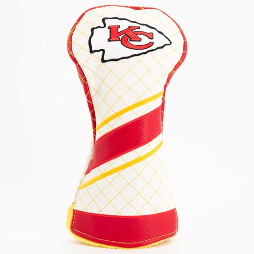 Team Golf NFL Kansas City Chiefs Quilted Driver Headcover (Striped)