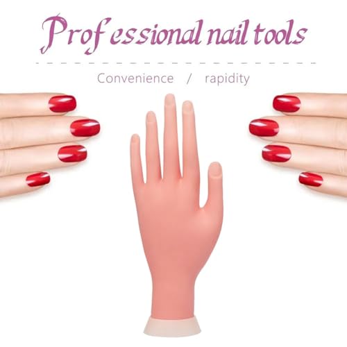 1pc Flexible Mannequin Hand For Nail Training And Manicure Practice - Image 4
