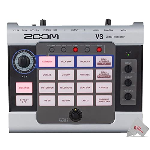 Zoom V3 Vocal Processor + Zoom SGV-6 Vocal Microphone for V6 And V3 Vocal Processors