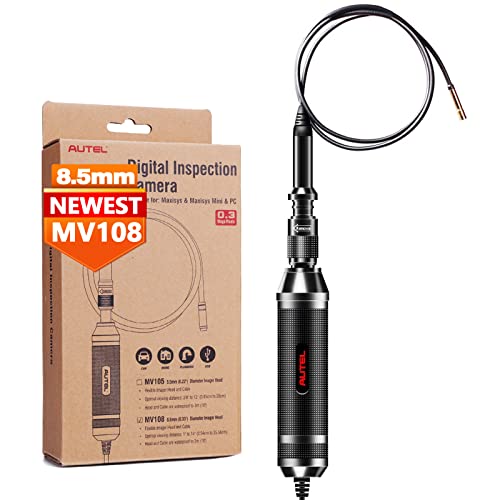 Autel Maxivideo Mv108 Digital Inspection Camera, Work With Pc & Autel Mk808S, Mk808S-Ts, Mp808Ts, Mk906Bt, Mk908P Ii, Elite Ii, Ultra, Maxicom And Maxisys Series, Updated Of Mv105 With 8.5Mm Camera #TOP8
