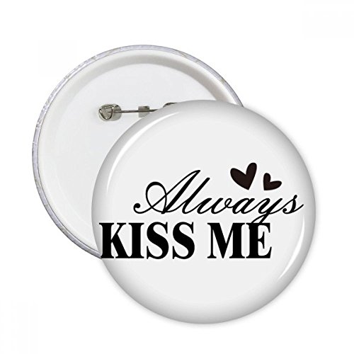 Pins vêtement Embrassez toujours moi pour personnaliser votre veste en denim