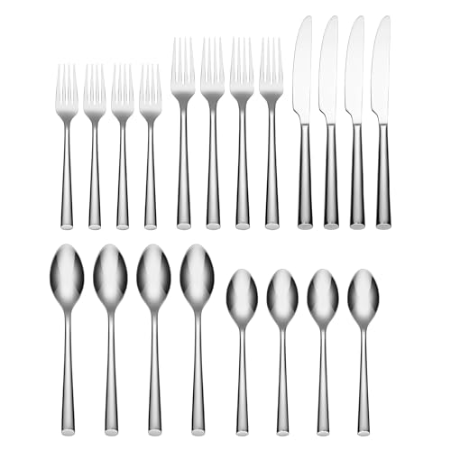 Cambridge Silversmiths Gilda Mirror 20-Piece Flatware Set, Service for 4 - image 2