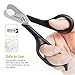 AUVON Scissors-Shaped Pill Cutter, Sharp Blade Pill Splitter for Easily Dividing Most 5-15mm Vitamins, Tablets and Medications in Half