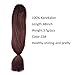 3 Pack 27# Jumbo Braids Hair Crochet Braiding Hair 48inch African Collection Xpressions Synthetic Fiber Braiding Hair Extensions 57g/pack color Honey Blonde