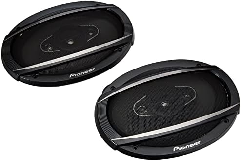 PIONEER TS-A6967S A-Series 6x9 Shallow 4-Way 450 Watts Max Power Black Car Audio Speakers (Pair)