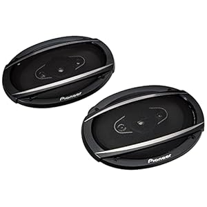 PIONEER TS-A6967S A-Series 6×9 Shallow 4-Way 450 Watts Max Power Black Car Audio Speakers (Pair)
