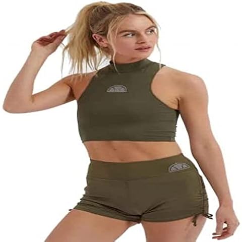 ellesse Sveti Khaki Vest Top for Yoga Cover