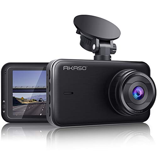 AKASO C320 Dash Cam 1080P FHD 3 Inches IPS Screen, DVR Car Dash