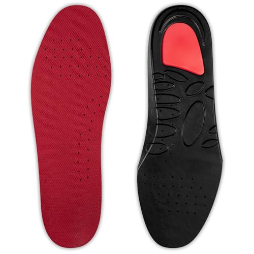 Endoto Insoles for Thorogood Work Boots Replacement Shoe Inserts for Men & Women Shock Attenuation & Anti Fatigue(Size: US M / M8-M9.5 / W10-W11.5)