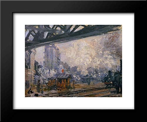 Saint-Lazare Station, Exterior View 18x15 Framed Art Print by Claude Monet