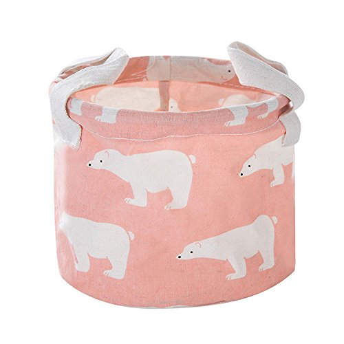 Go first Storage Basket, Foldable 4 Colors Storage Bin Closet Toy Box Container Organizer Small Fabric Basket Toy Baskets 7.0''x5.5'' (Color : C)