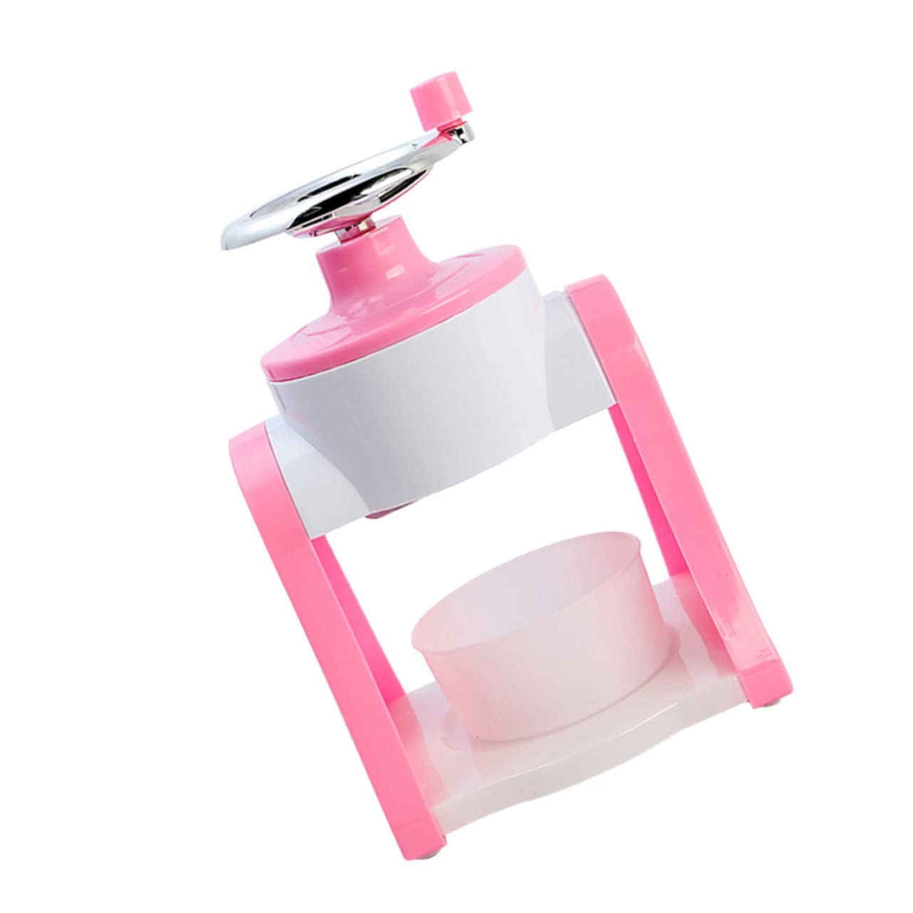 COLLBATH Manual Ice Crusher for Home Hand Operated Ice Shaver Machine Icy Machine