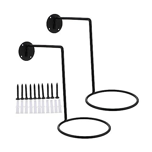 COSMEVIVI 2pcs Wall Mounted Helmet Holder Multi-functional Storage Rack for Motorcycles Easy to Install Wall Hook Sturdy Design for Organized Home Decor