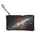 Produktbild N/C Galaxy Space Stars Tapetenhintergrund, niedliches Leinen, Münzfach, Reißverschluss, Handschlaufe, Make-up, Federmäppchen für Frauen und Mädchen, personalisierbar