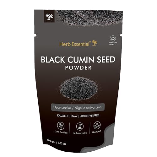 Image of Herb Essential Black Cumin Seed Powder 100g Kalonji Nigella Sativa, Natural