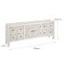 Mueble de TV Blanco de Madera con 8 cajones Oriental para salón...