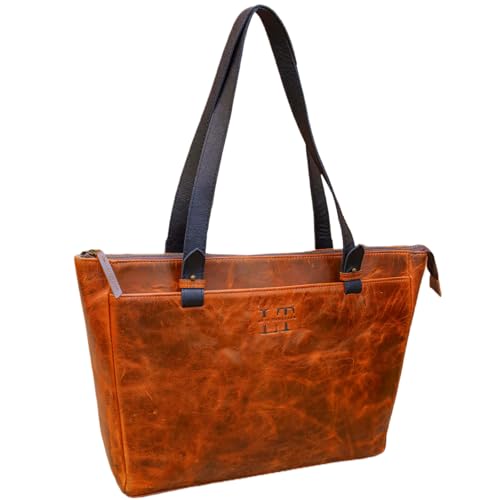 Leather Tote bag | 16 INCH | Ladies Messenger bag | Ladies Handbag | Shoulder Bag Purse | Women Laptop bag