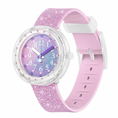 Flik Flak PEARLAXUS Unisex Kids Watch (Model: ZFCSP107), pink