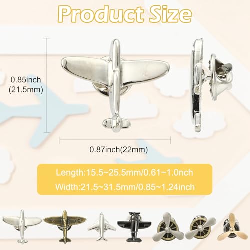 Broches de solapa de avión Airssory para regalar a entusiastas 3