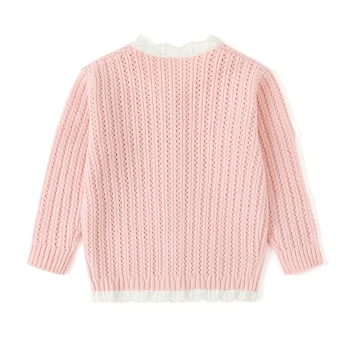 Image of Curipeer Toddler Girl Sweater Cardigans, Long Sleeve Coat, 18M-9Y | Soft Warm Fabric, Spring and Fall Casual Wear, Little and Baby Girl