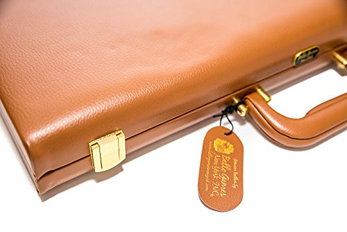 Madison Avenue Genuine Leather Backgammon Set - Thumbnail 5