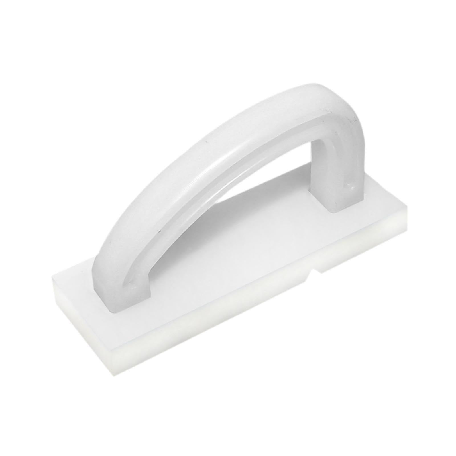 Cutting Board Scraper with Stainless Steel Blade and PP Handle for Kitchen Use, 6.69x2.36x3.54 Inch- White