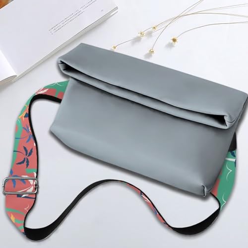 Image of GLENLCWE Hawaii Purse Strap Replacement Crossbody Wide Shoulder Strap Adjustable Canvas Straps Handbag Straps Replacement Belts Stripe Print