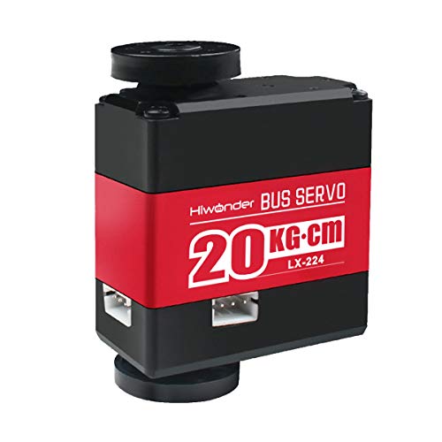 LewanSoul LX-224 Serial Bus Servo Three Connectors with 20KG Large Torque,Equipped with Position,Temperature,Voltage Feedback,Dual Ball Bearing for RC Robot.(240 Degree) (LX-224)