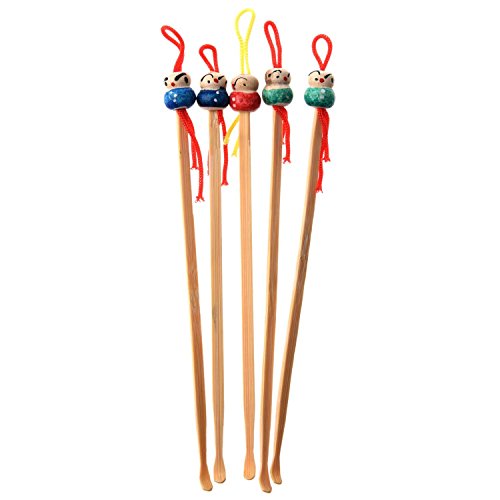 TOOGOO Bamboo Clean Wax Removers 5 Pcs Ear Picks