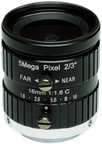 産業用カメラ固定焦点レンズ 2.8mm4mm5mm6mm8mm12mm16mm(16mm-5MP)