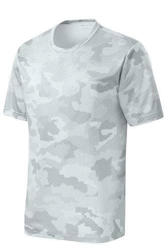 Sport-Tek Youth Camo Gold Fitted Tee M3