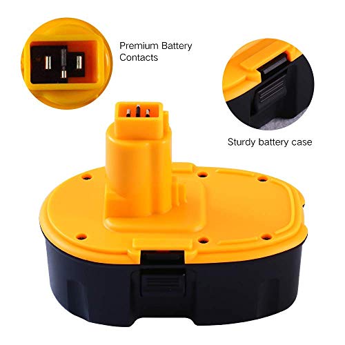 18V 3.0Ah Ni-Mh vervanging voor DeWalt Accu DC9096 DE9039 DW9096 DW9095 DW9098 DE9503 DE9095 DE9096 DE9098 Draadloos… - Afbeelding 4