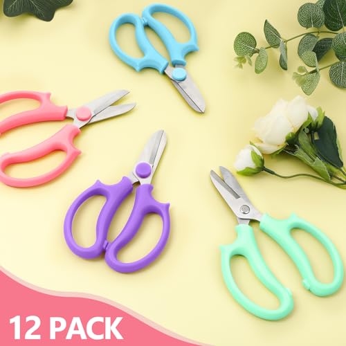 12 tijeras para flores de acero inoxidable miniatura 3