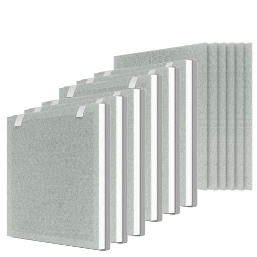 GoKBNY Vital 100 True HEPA Replacement Filter Compatible with Vital 100, Part Number Vital 100-RF, Six(6) 3-In-1 HEPA Filters + Six(6) Extra Pre-Filters